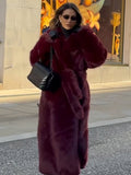 Burgundy Coat — view 1