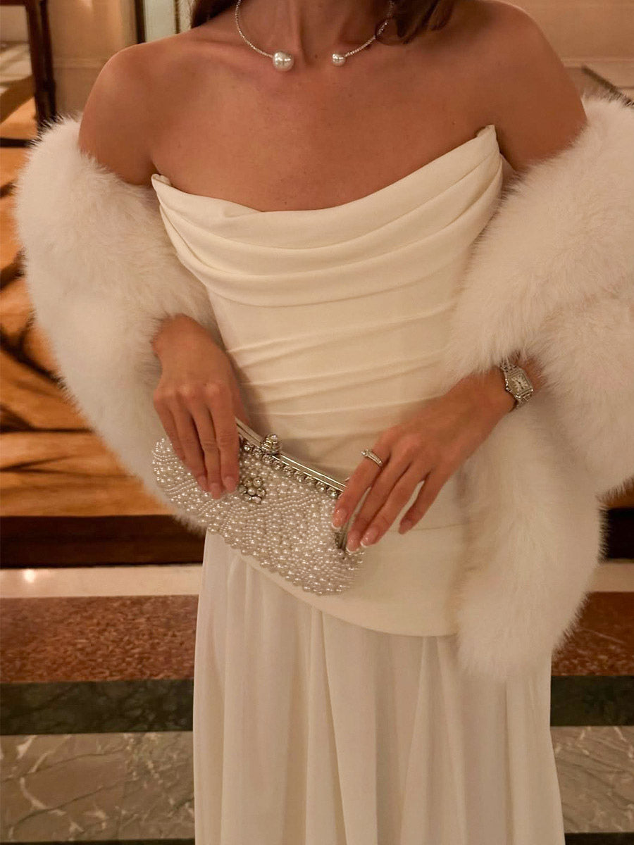 White Wrap Scarf — view 6