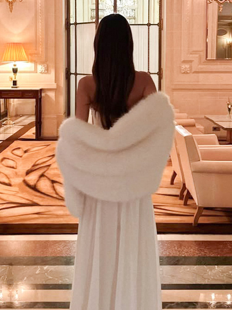 White Wrap Scarf — view 13