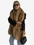 Camel Sleeveless Midi Scarf — view 1