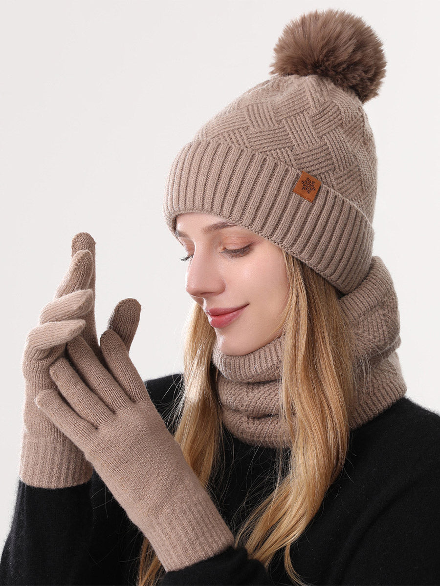 ivory knitted scarf — view 7