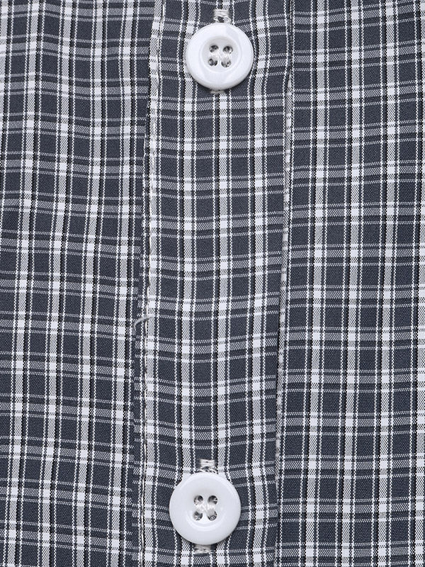 Navy Long-Sleeve Blouse — view 5