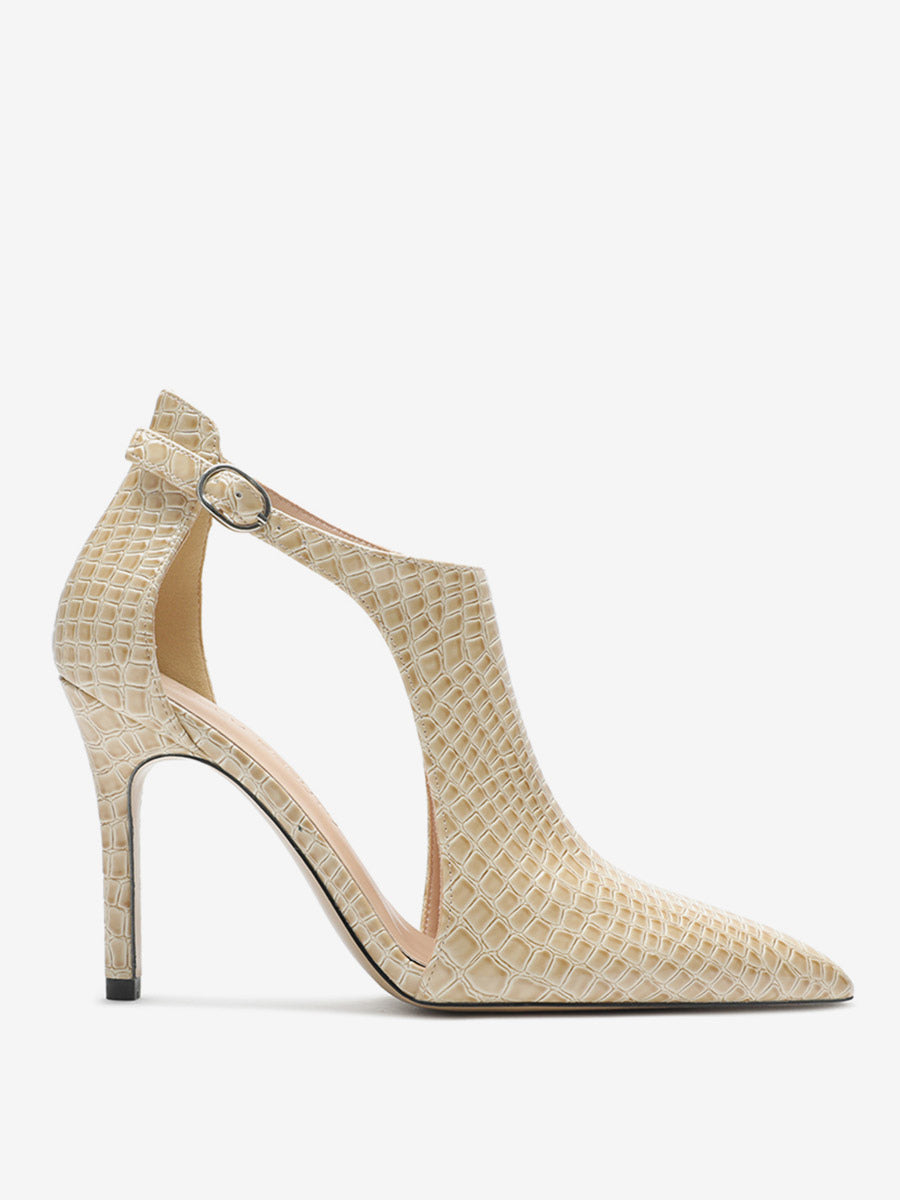 Green Pointed-Toe Stiletto Sandals — view 15