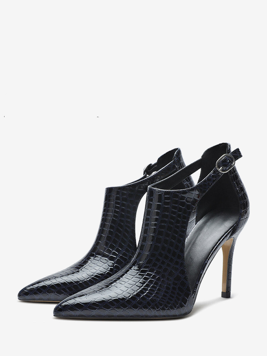 green pointed toe stiletto sandals — view 11
