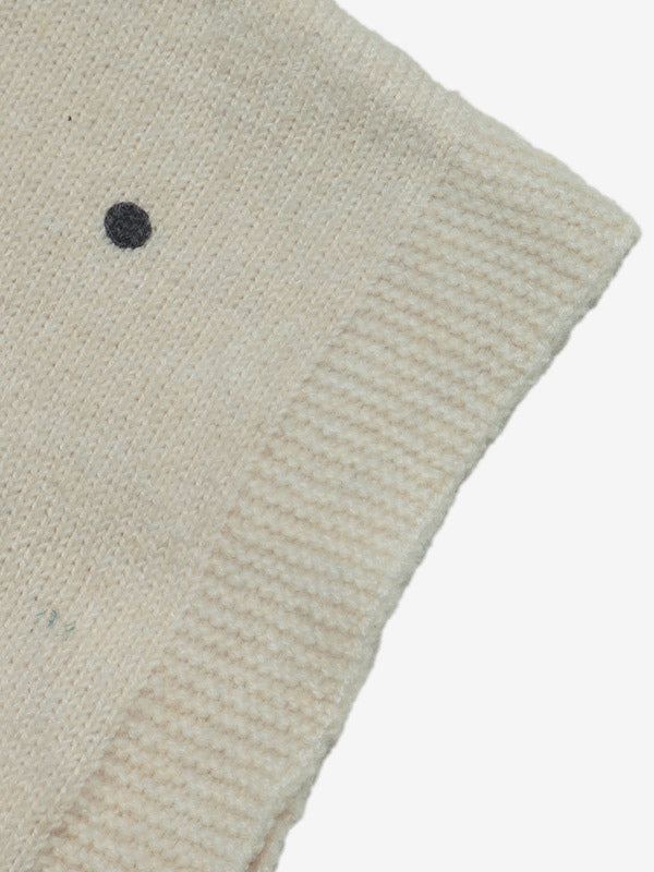 Apricot Short-Sleeve Round-Neck Polka Dot Jumper — view 3