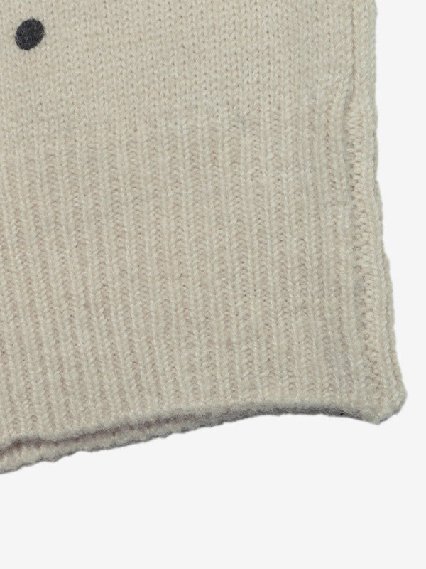 Apricot Short-Sleeve Round-Neck Polka Dot Jumper — view 4