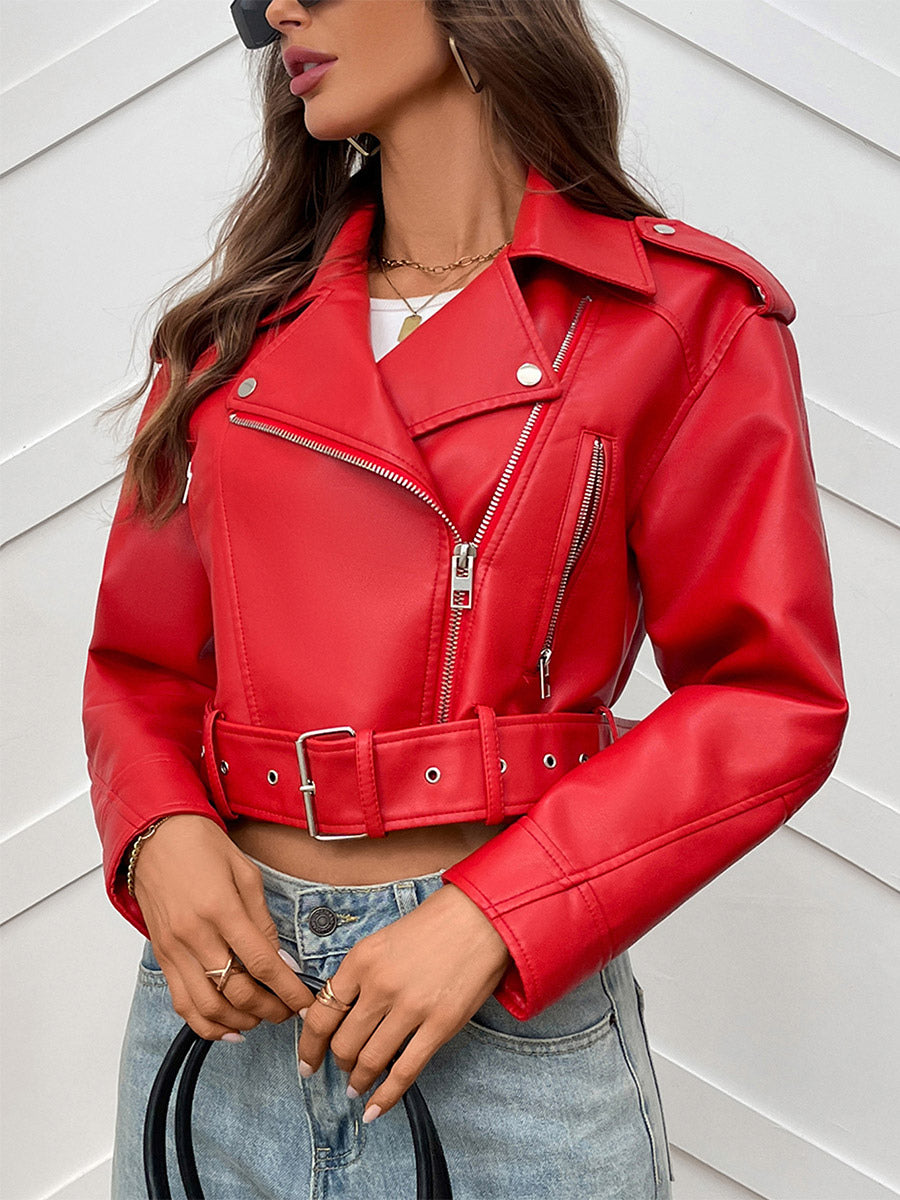 red pockets short jacket — view 3
