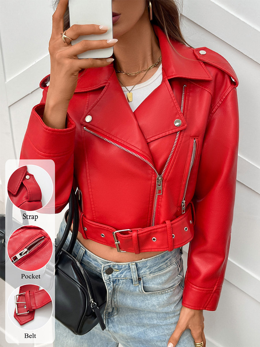 Red Pockets Short Jacket — view 1