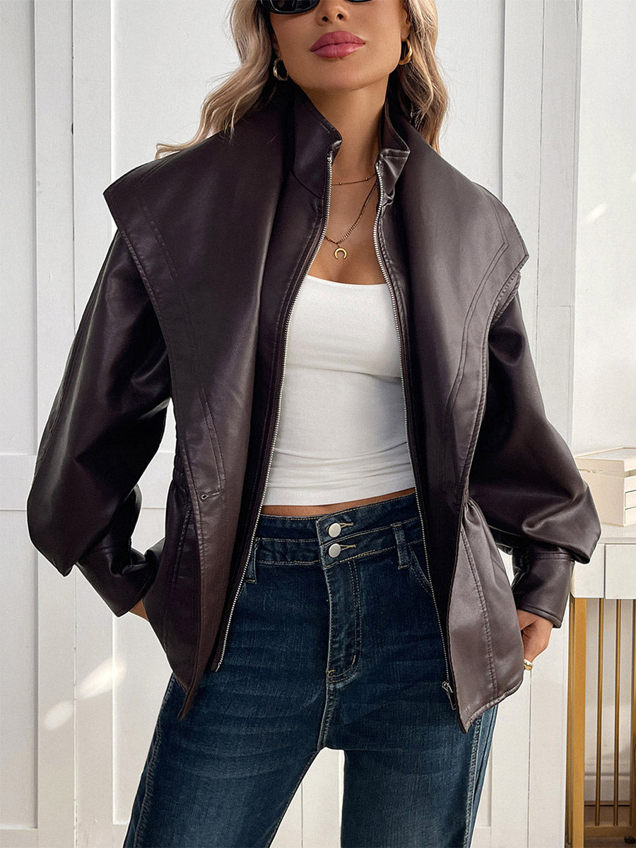Brown Belted Jacket — view 6