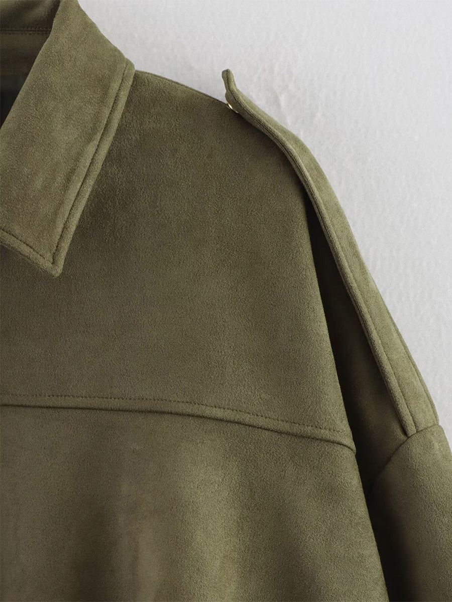 Hunter Green Relaxed Jacket — view 4