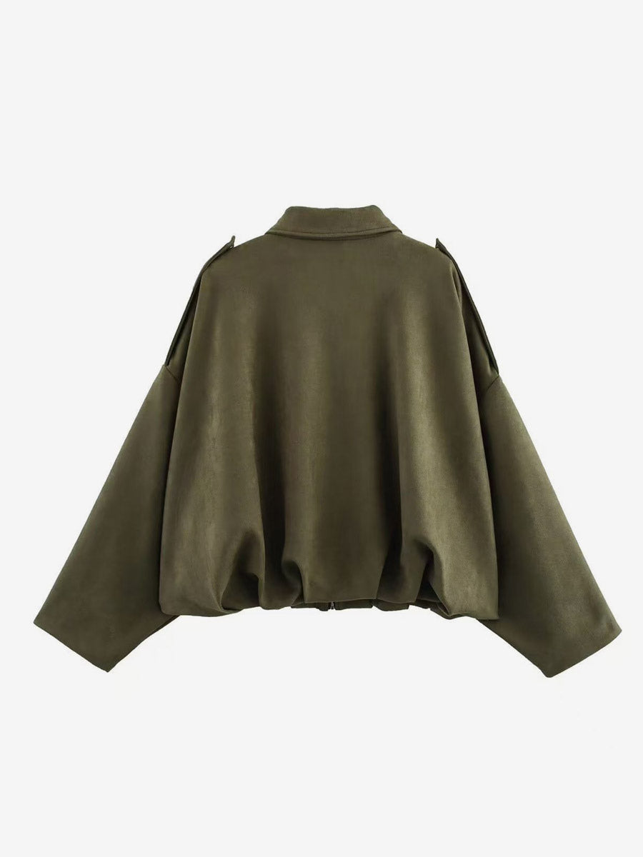 Hunter Green Relaxed Jacket — view 3