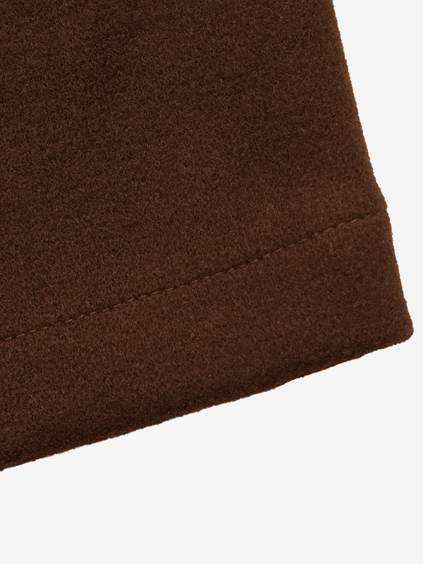 Brown Collared Short Coat — view 3