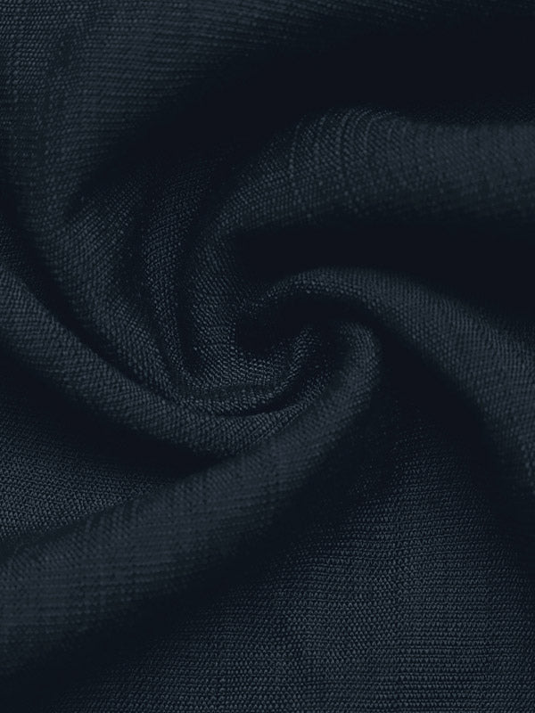 Navy Long-Sleeve Lace Blouse — view 3