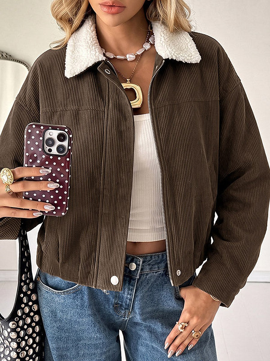 Brown Short Coat — view 1