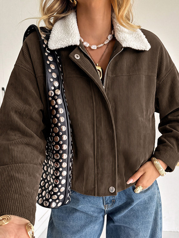 Brown Short Coat — view 2