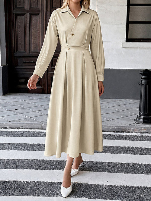 Apricot Longline Shirt Dress — view 1