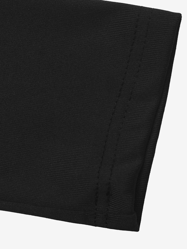 Black Long-Sleeve Off-Shoulder Lace Blouse — view 4
