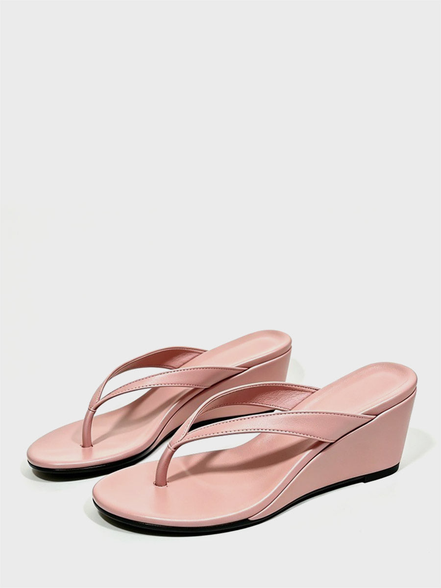 Gold Wedge Sandals — view 6