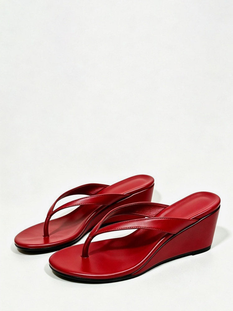 gold wedge sandals — view 2