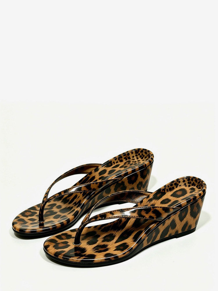 gold wedge sandals — view 5