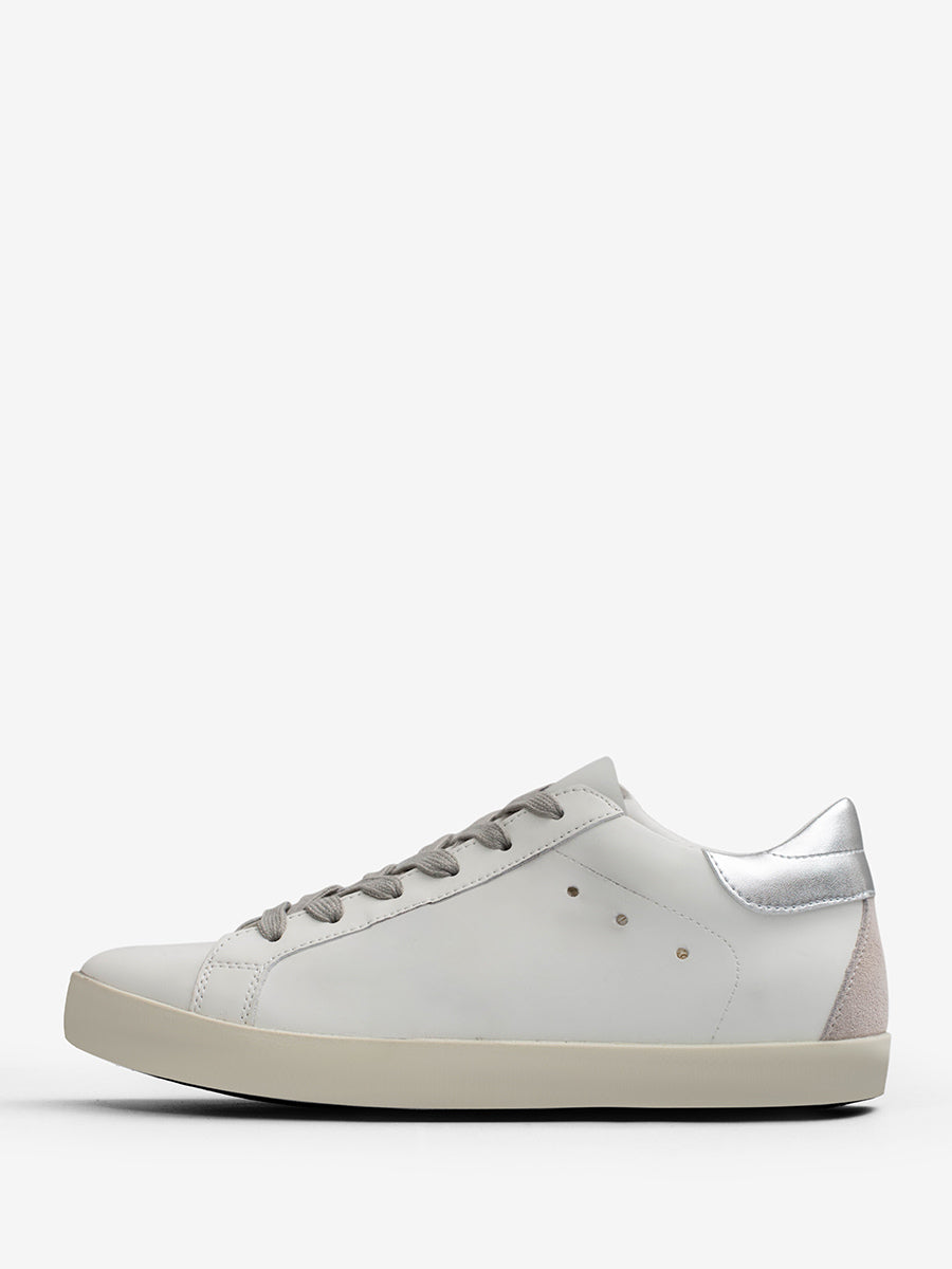 Gold Lace-Up Trainers — view 1