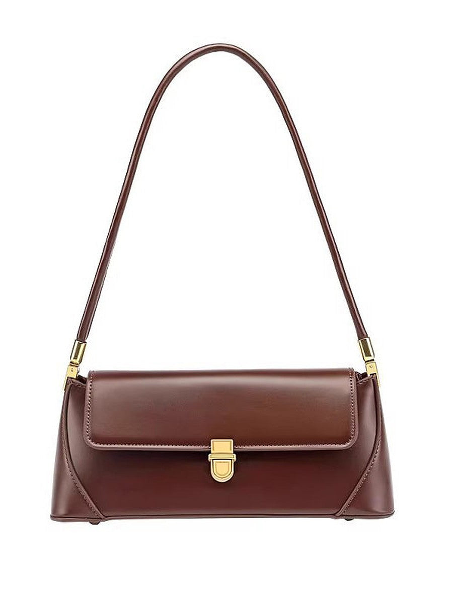 Brown Leather Handbag — view 1
