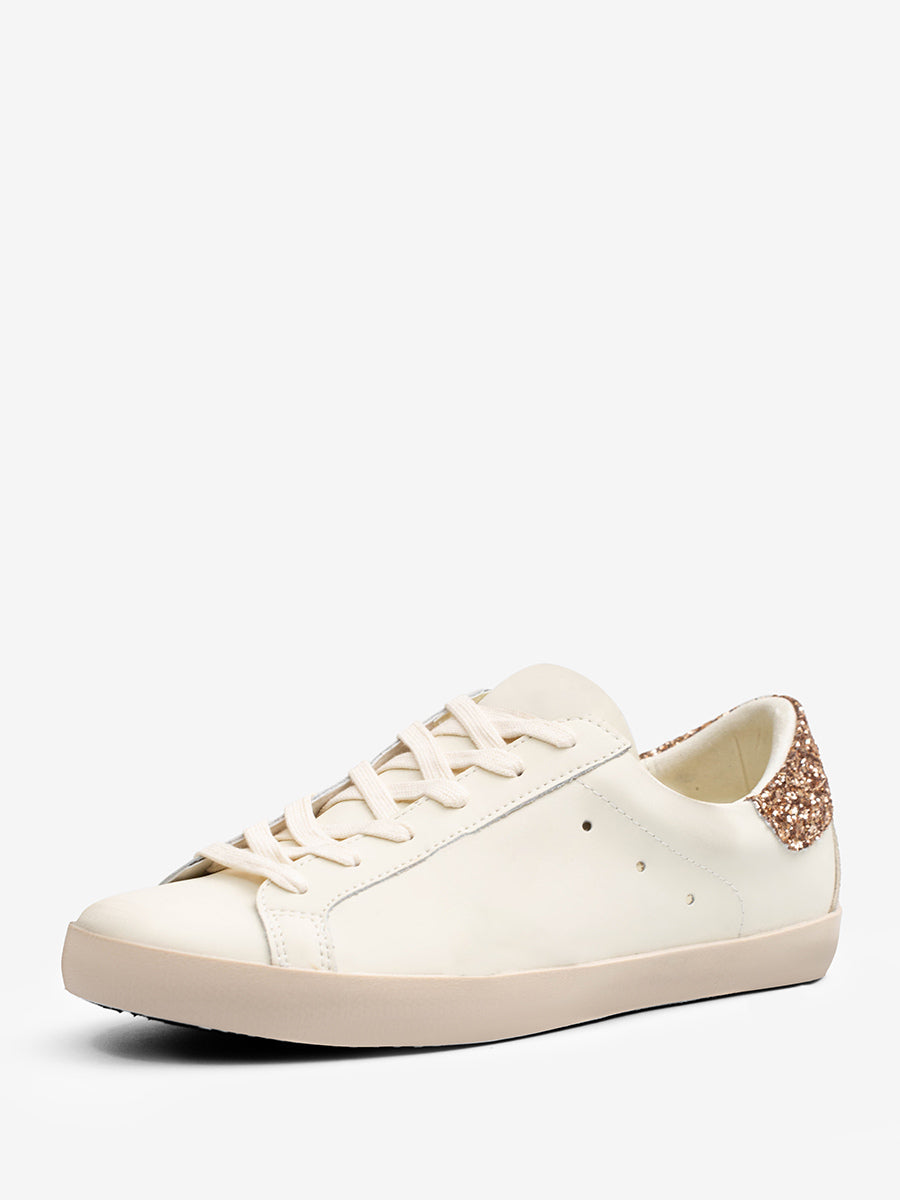 gold lace up trainers — view 8
