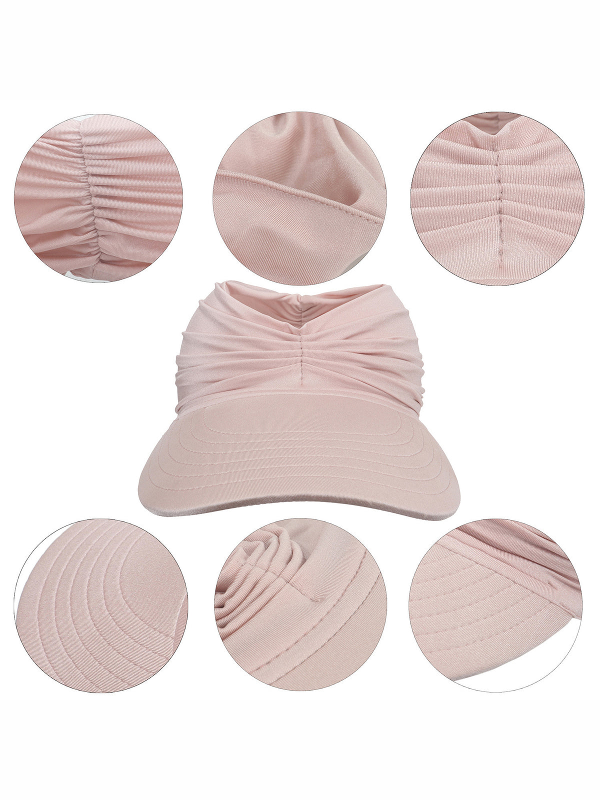 grass green stretch panel hat — view 5