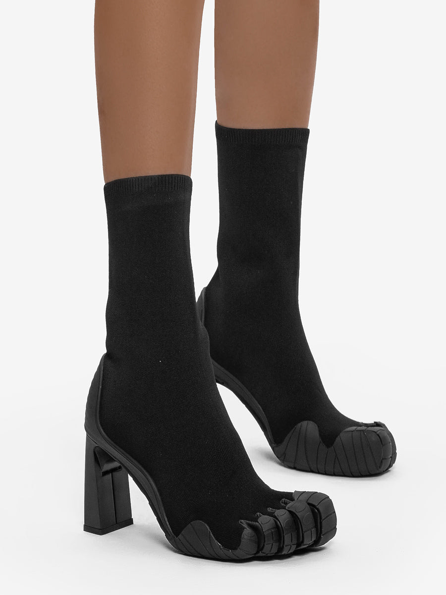 Rose Stretch Panel Ankle Boots — view 7