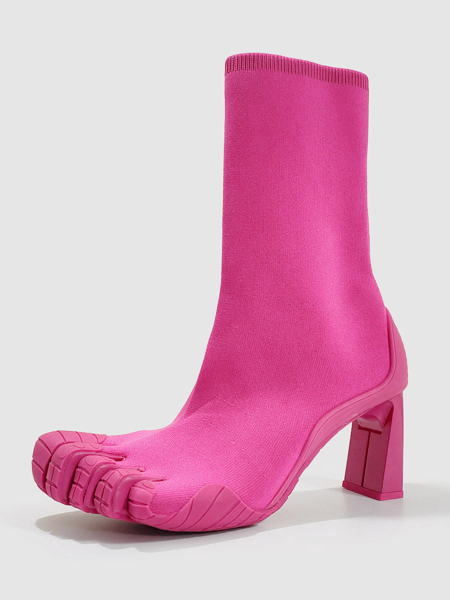 Rose Stretch Panel Ankle Boots — view 2