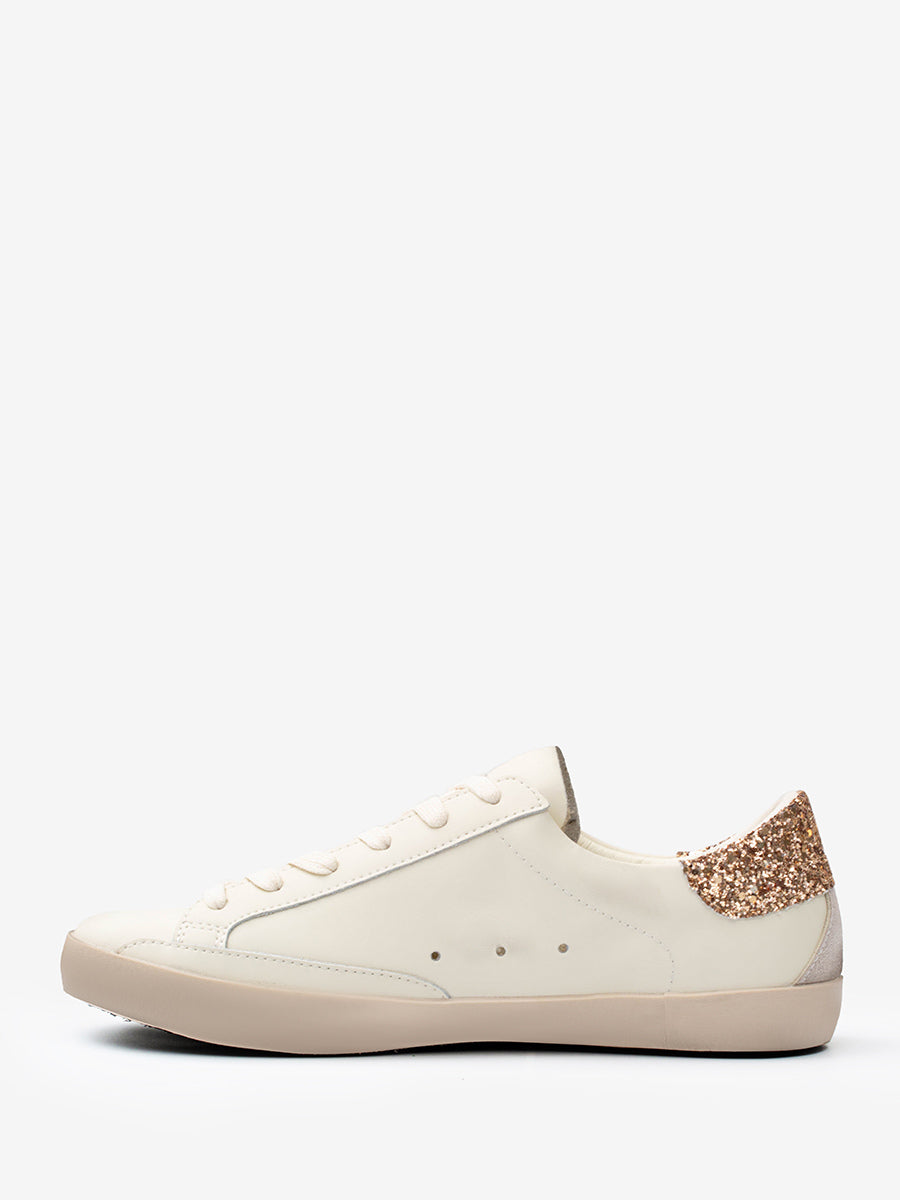 gold lace up trainers — view 12