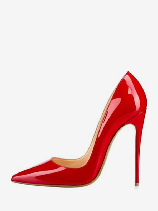 Purple Stiletto Court Shoes — view 12
