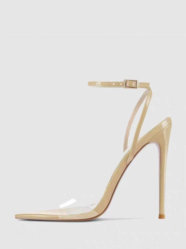 Apricot Open-Toe Stiletto Sandals — view 2