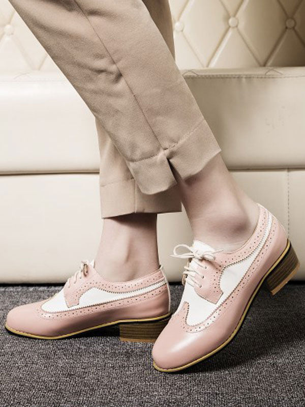Sky Blue Lace-Up Loafers — view 7