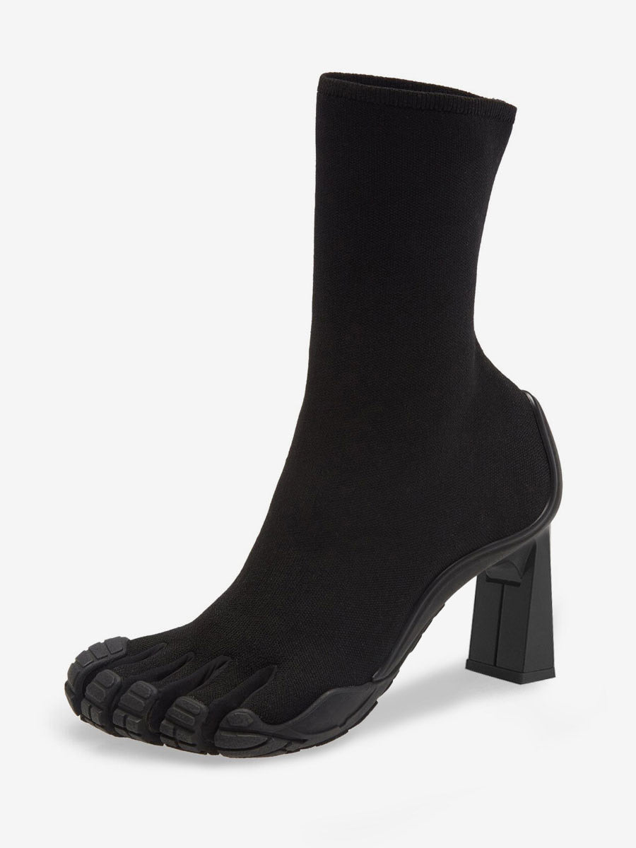 rose stretch panel ankle boots — view 1