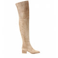 Apricot Block Heel Suede-Effect Over-The-Knee Boots — view 8