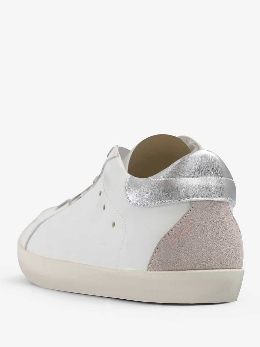 Gold Lace-Up Trainers — view 6