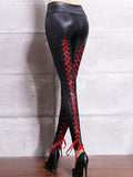 Red Lace Leggings — view 1