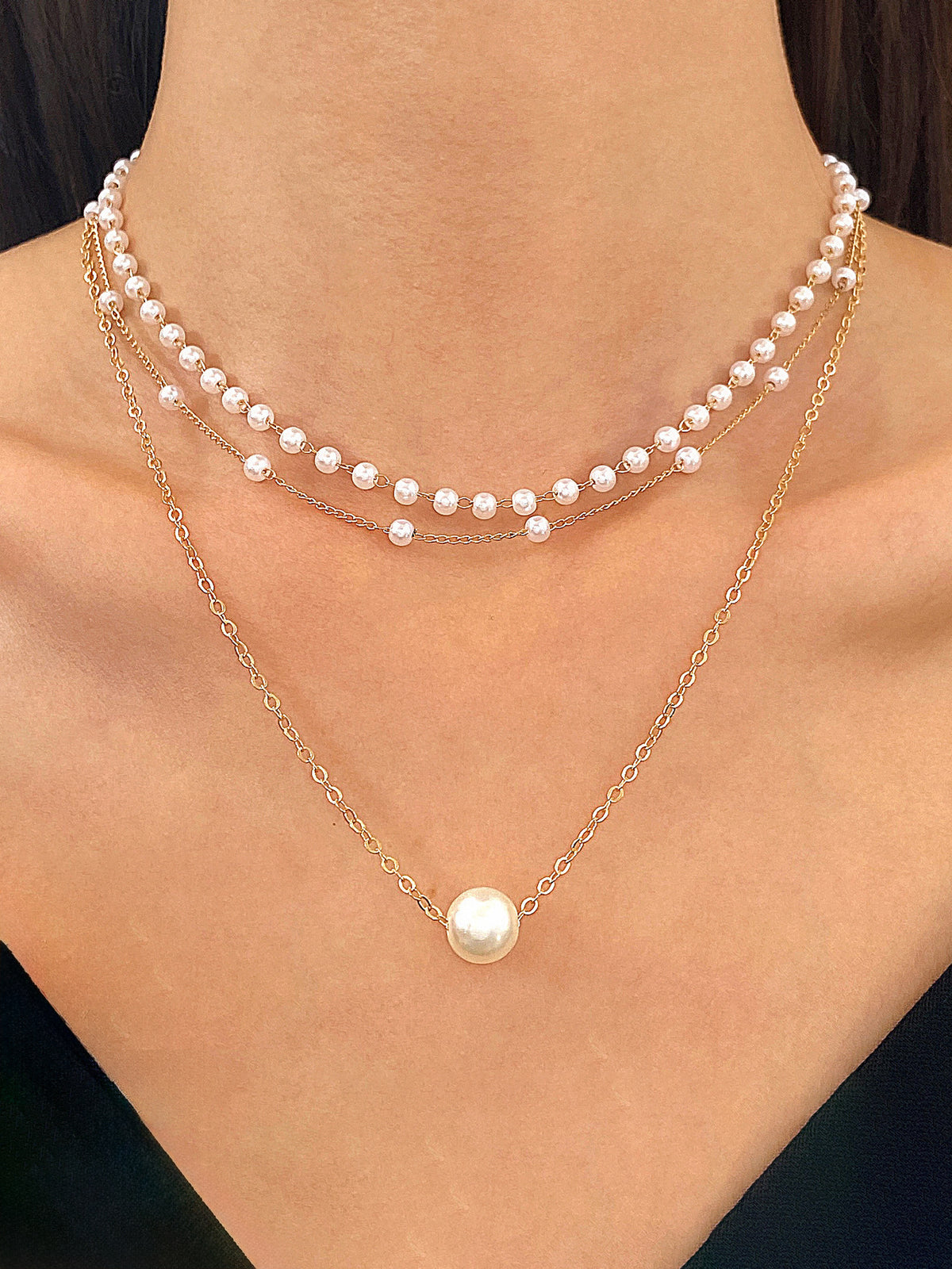 Gold Necklace — view 1