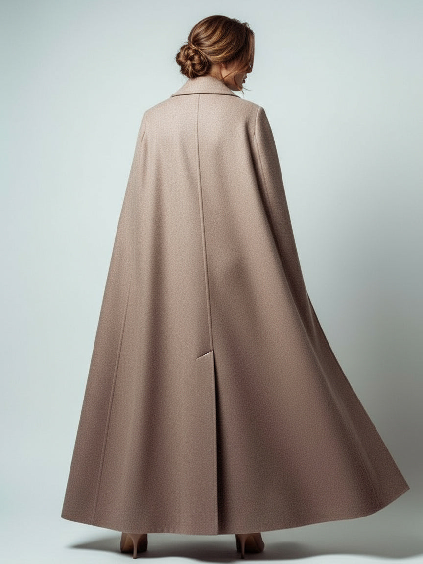 Green Belted Double-Breasted Maxi Coat — view 2