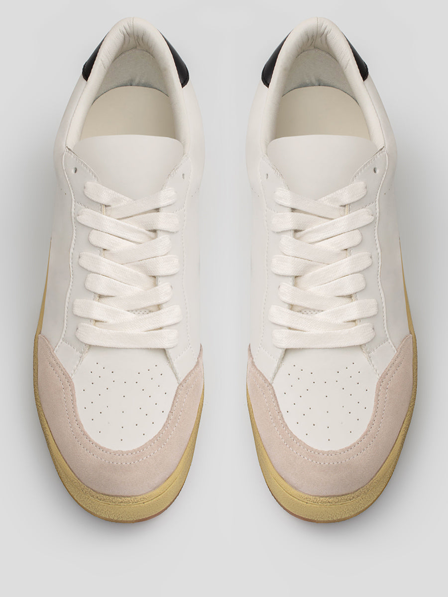 White Lace-Up Trainers — view 6