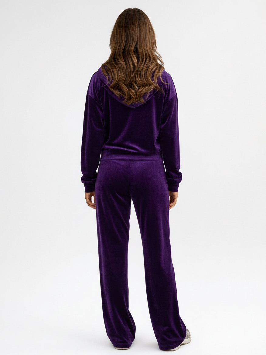 Purple Wide-Leg Two-Piece Set — view 2