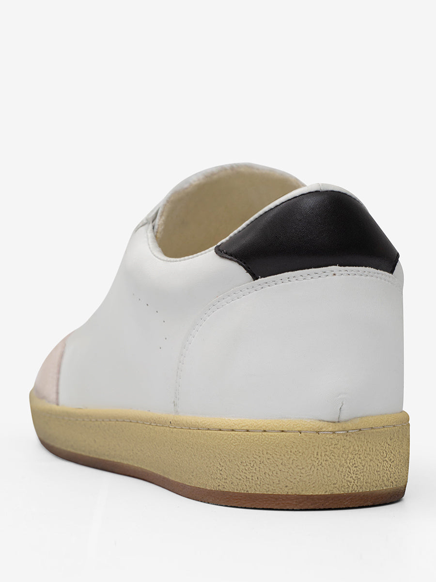 White Lace-Up Trainers — view 4