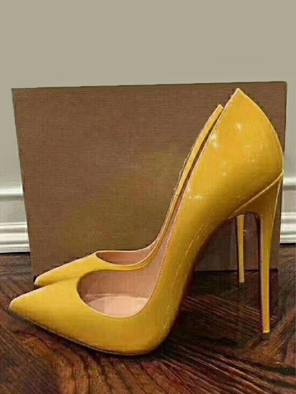 apricot pointed toe stiletto court shoes — view 9