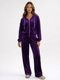 Purple Wide-Leg Two-Piece Set — view 1