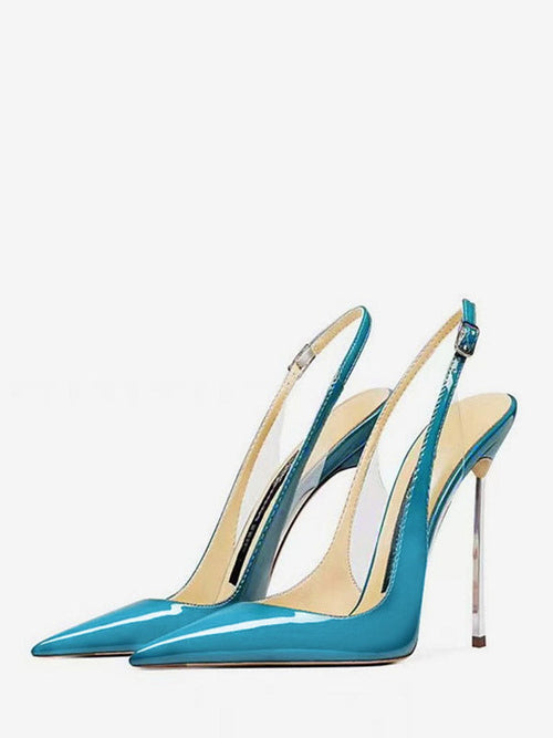 Apricot Pointed-Toe Slingback Court Shoes — view 1