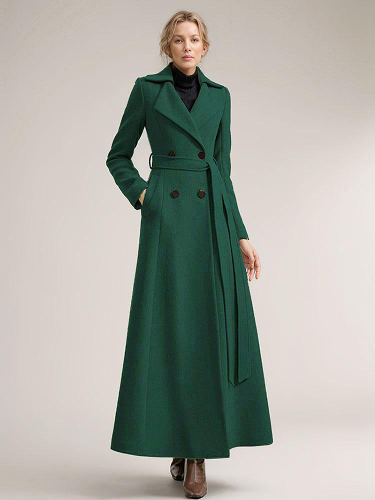 Green Double-Breasted Coat — view 7