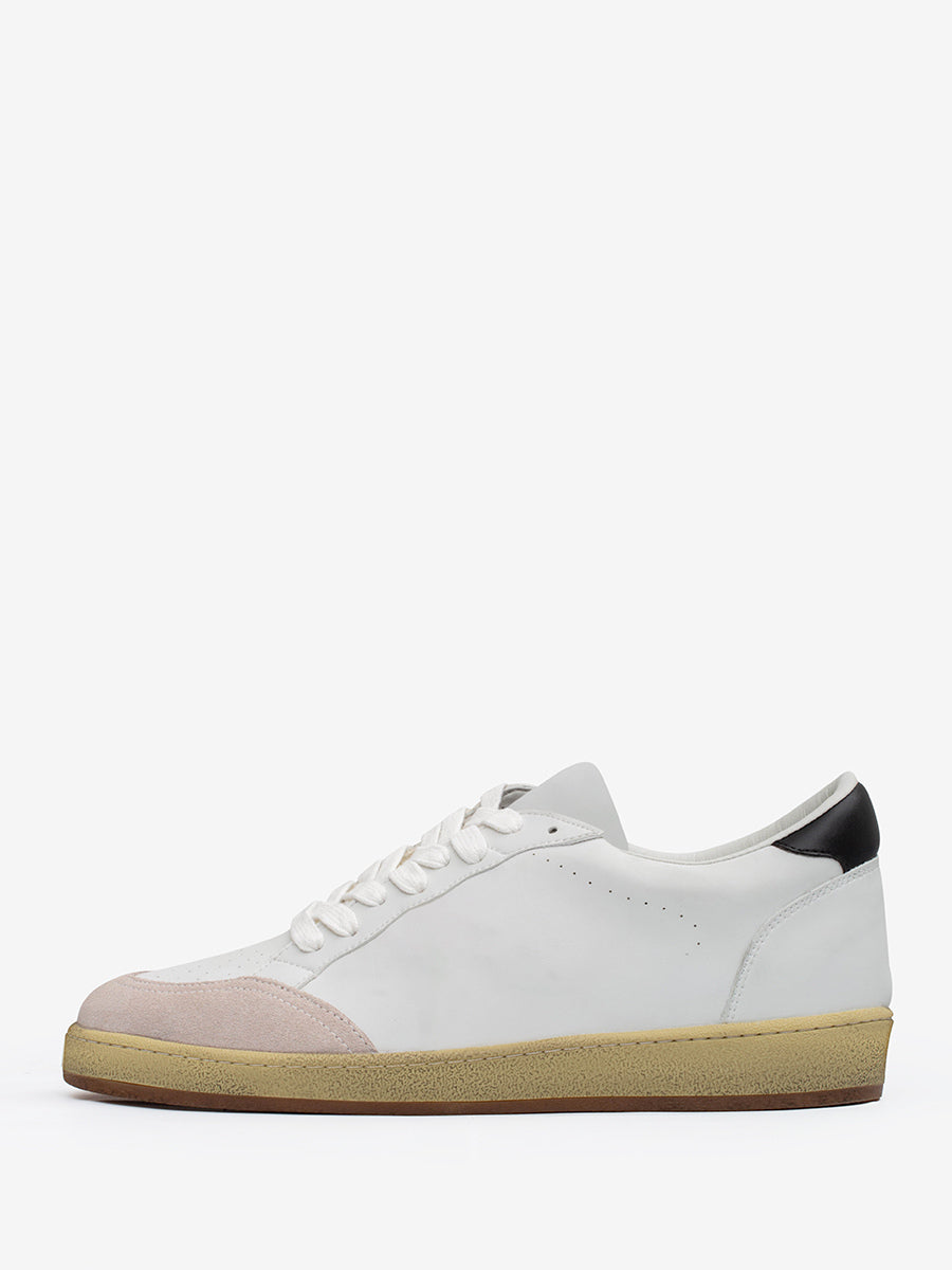 White Lace-Up Trainers — view 1