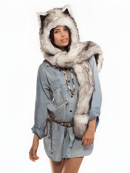 amber faux fur hat — view 1
