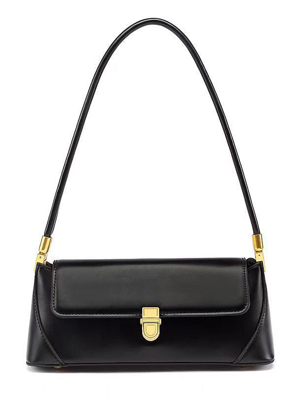 brown leather handbag — view 8